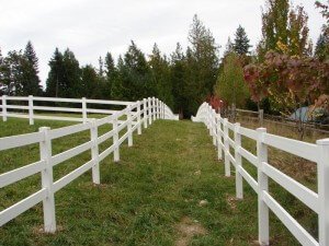 vinyl fence iron bar fence