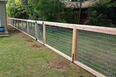 commercial wood fence